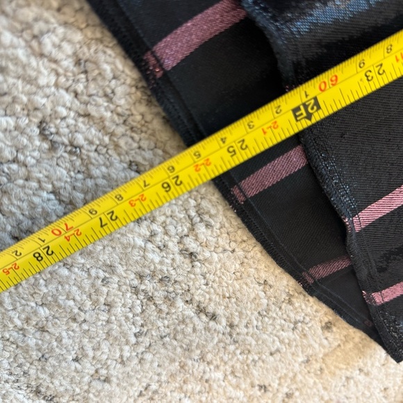 RtA NWOT XS never worn silk blend Shimmering Black Blouse with Pink - Picture 16 of 16